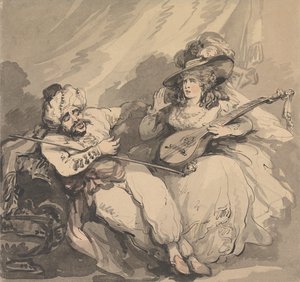 El turco amoroso de Thomas Rowlandson